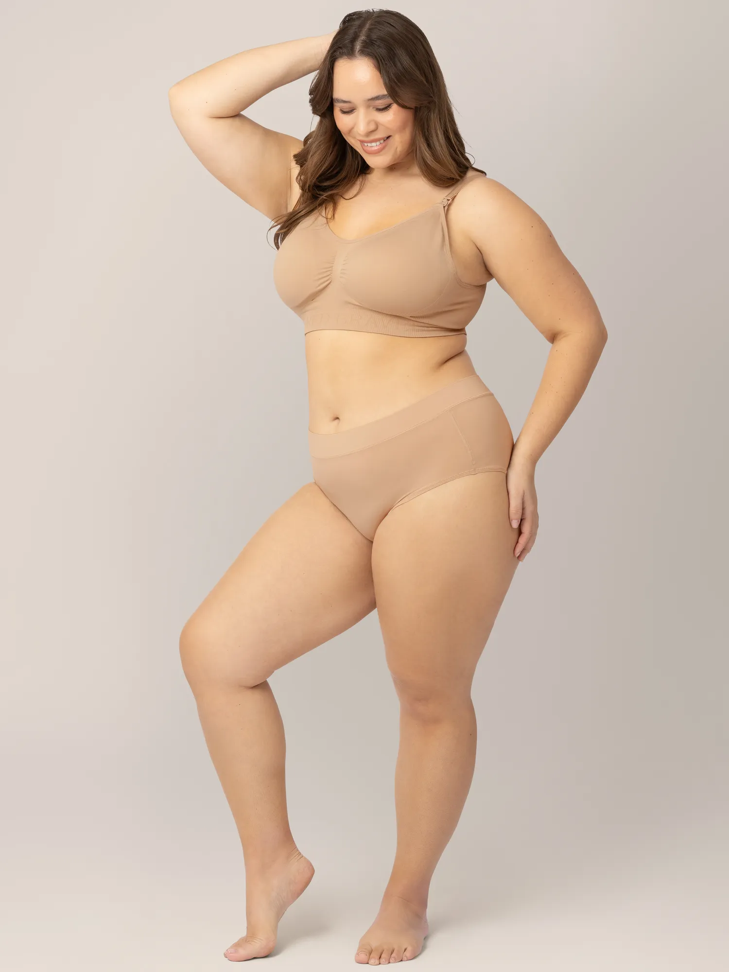 Grow with Me™ Maternity & Postpartum Brief | Beige