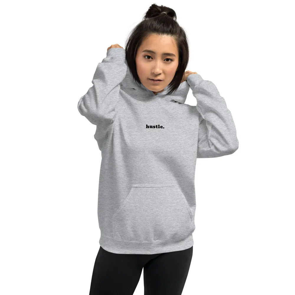 Hustle Hoodie in White or Grey