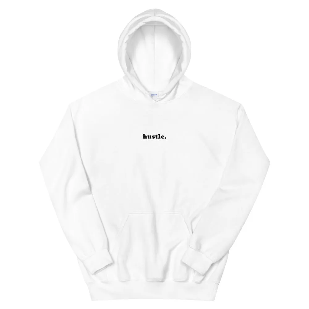 Hustle Hoodie in White or Grey