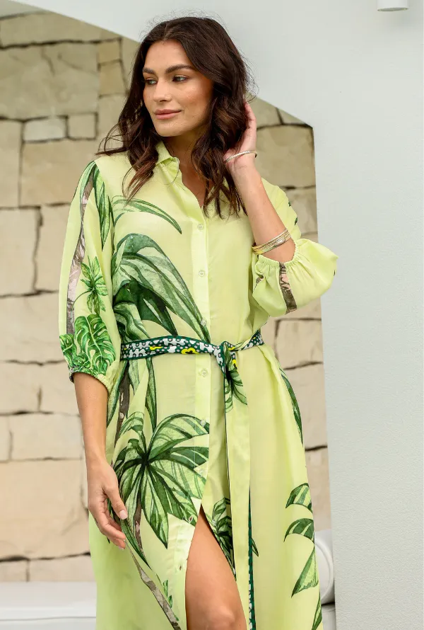 Island Tea Dress - Green