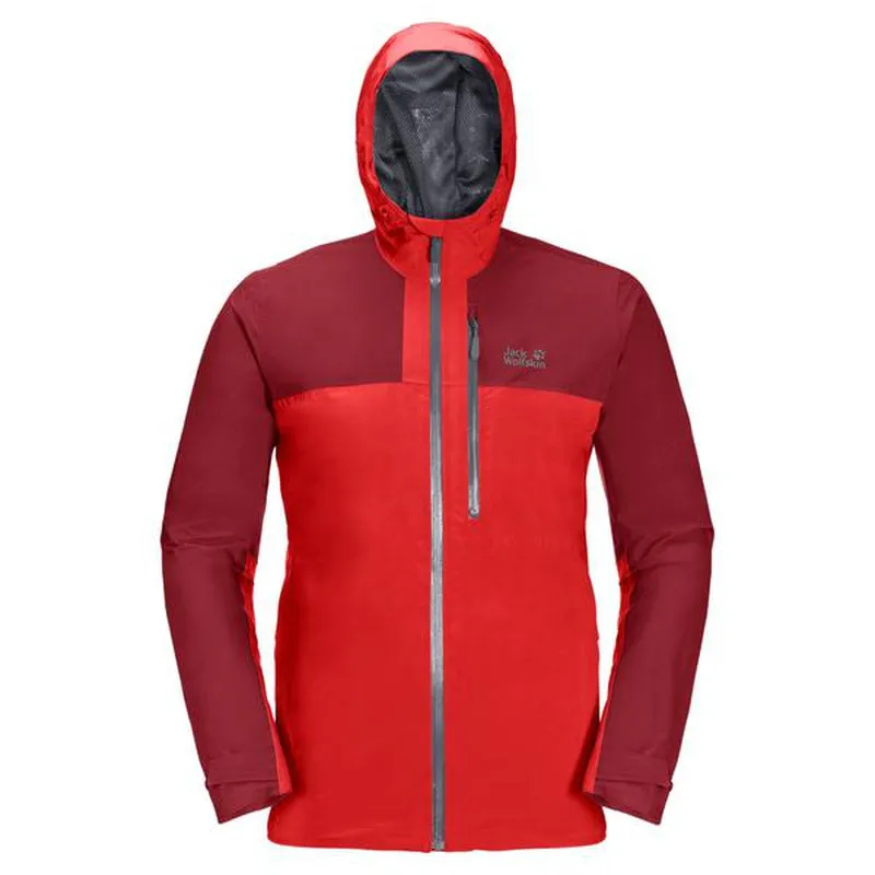 Jack Wolfskin Mens Go Hike Jacket - Fiery Red