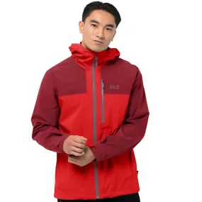 Jack Wolfskin Mens Go Hike Jacket - Fiery Red