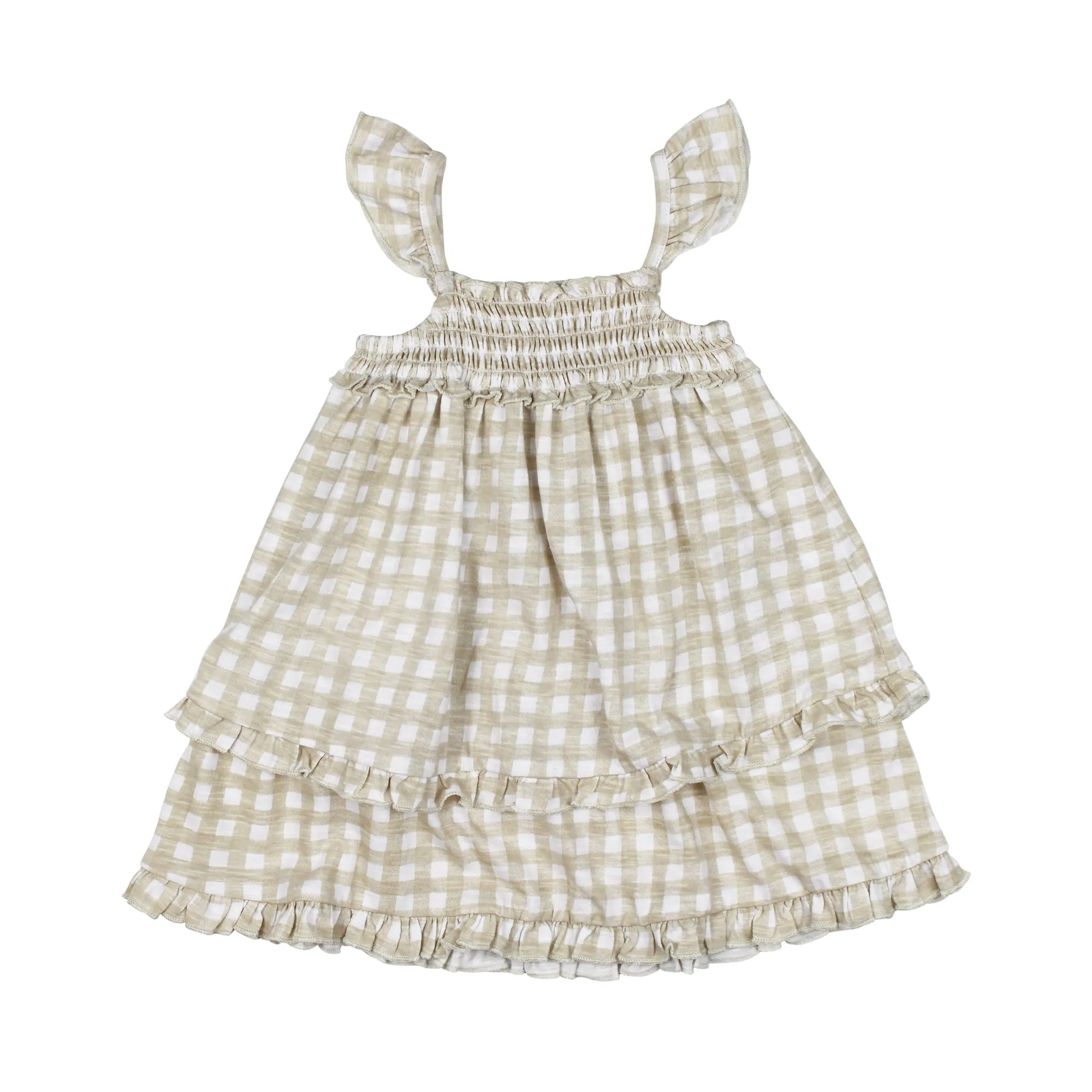 Kids Slub Jersey Smocked Summer Dress