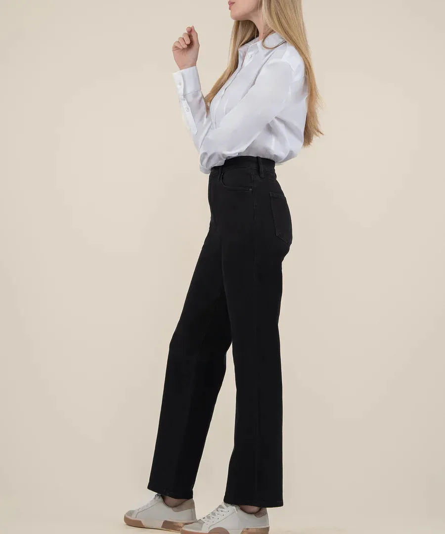 Kut Sienna High Rise Wide Leg Jeans Black