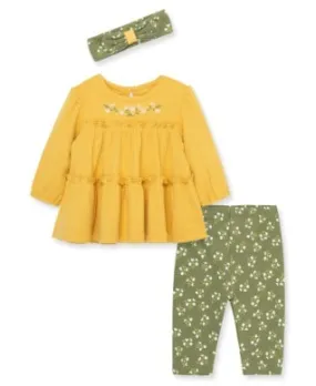 Little Me Daisy Tiered Tunic Set