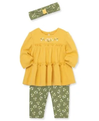 Little Me Daisy Tiered Tunic Set