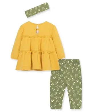 Little Me Daisy Tiered Tunic Set