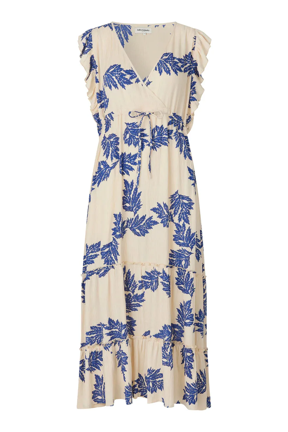 Lollys Laundry Flower Print Samo Midi Dress