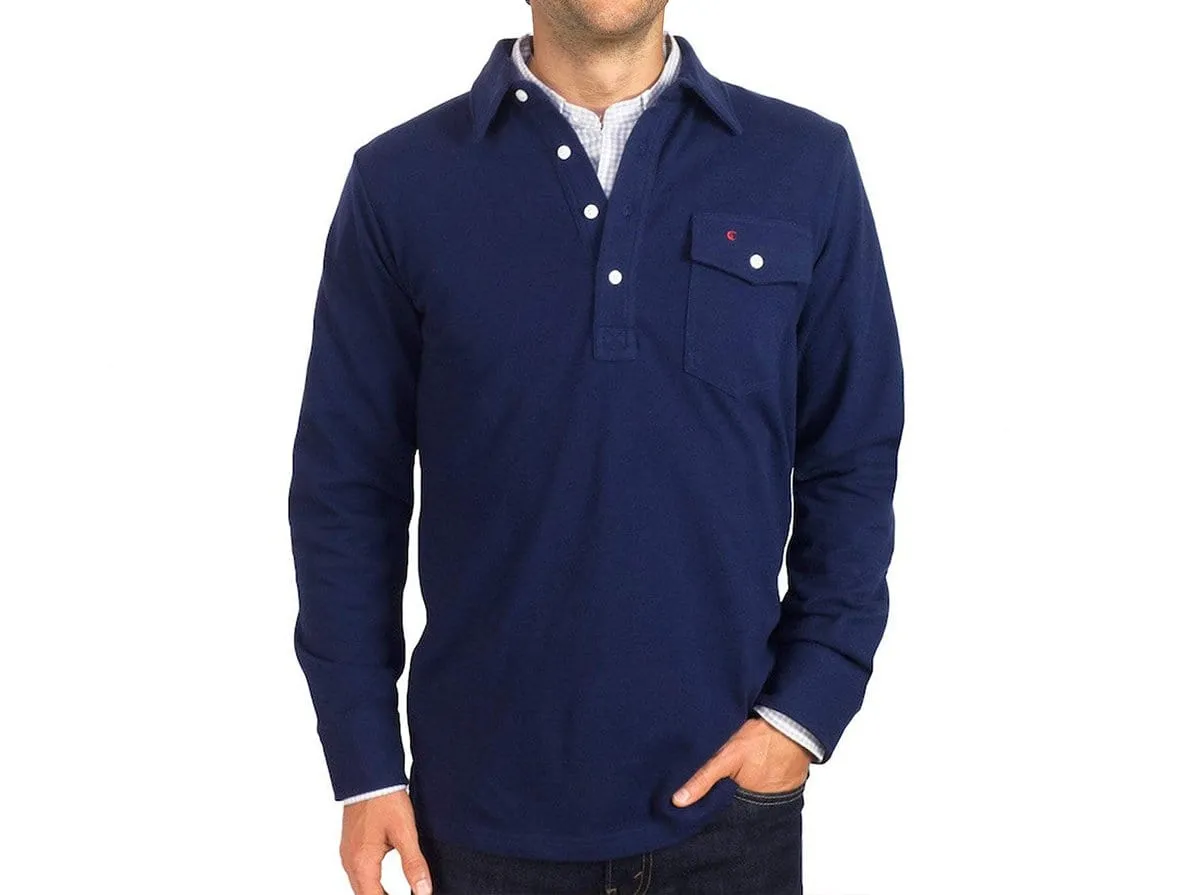 Long Sleeve Players Shirt - Peacoat