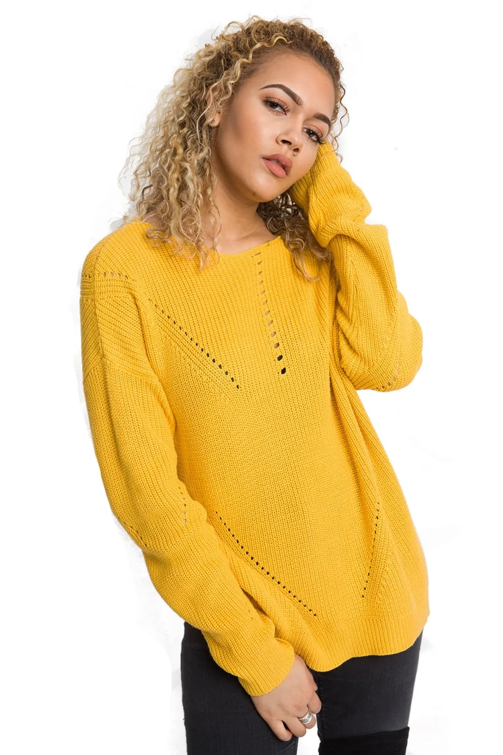 Longline Knit Jumper