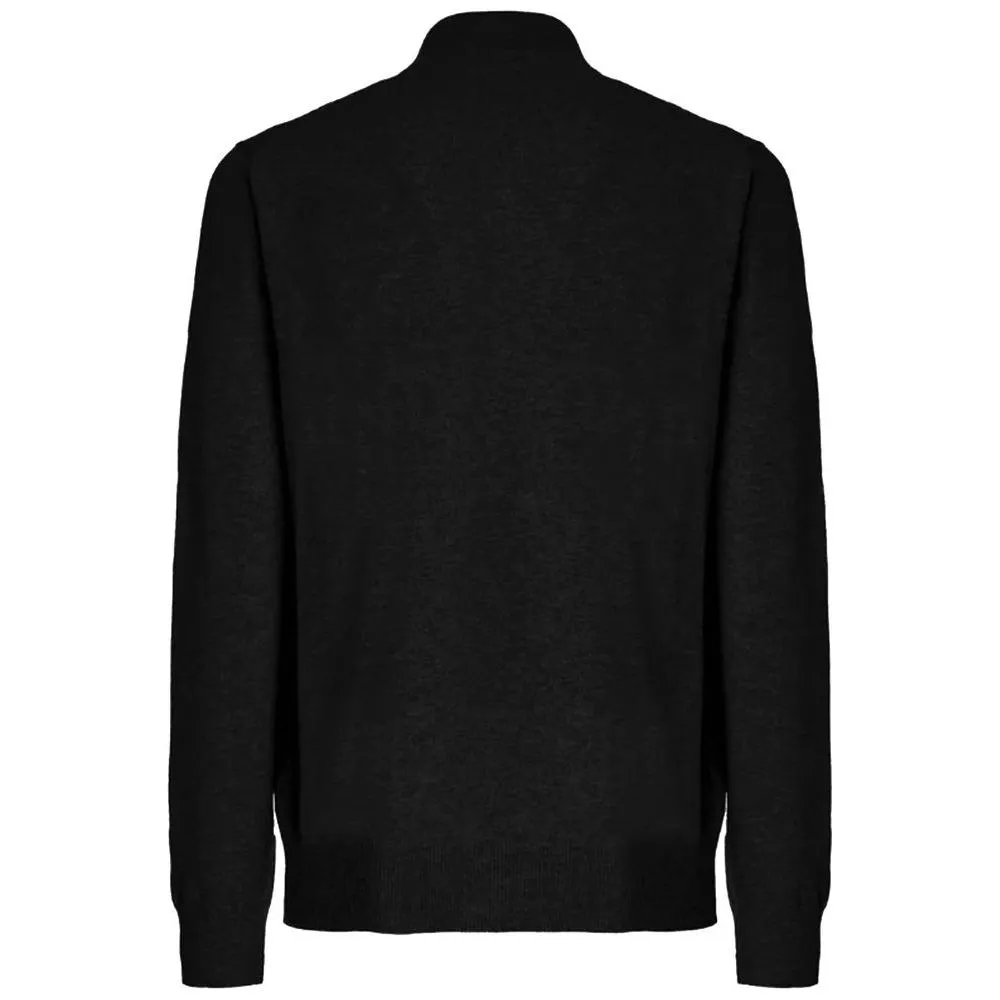 Malo Black Wool Sweater