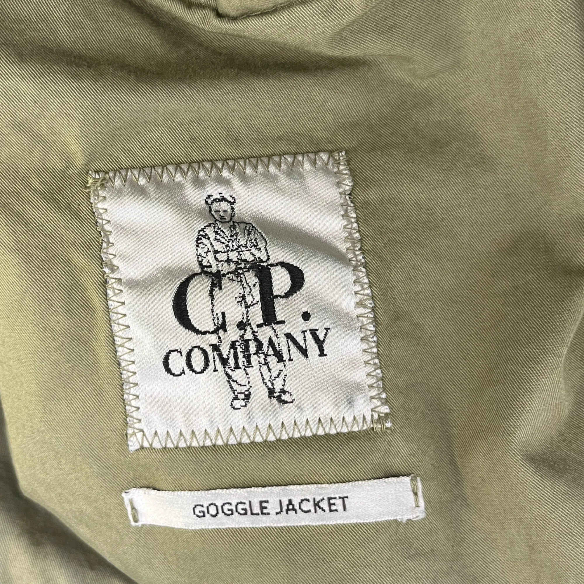 Men's 50 Fili Googles Jacket Khaki Size IT 50 / L