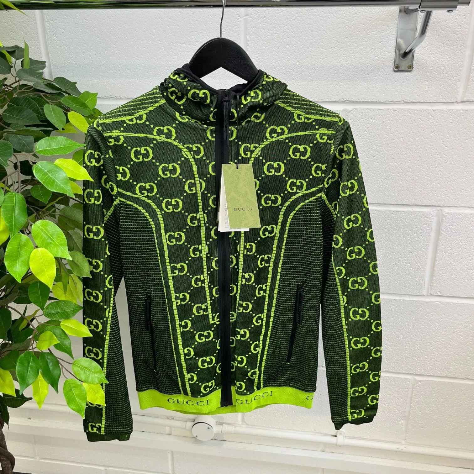 Men's Gg Jacket Green Size M