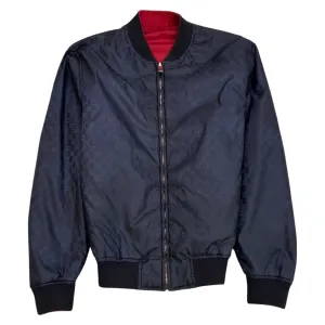 Men's Gg Reversible Jacket Navy Size IT 44 / XS