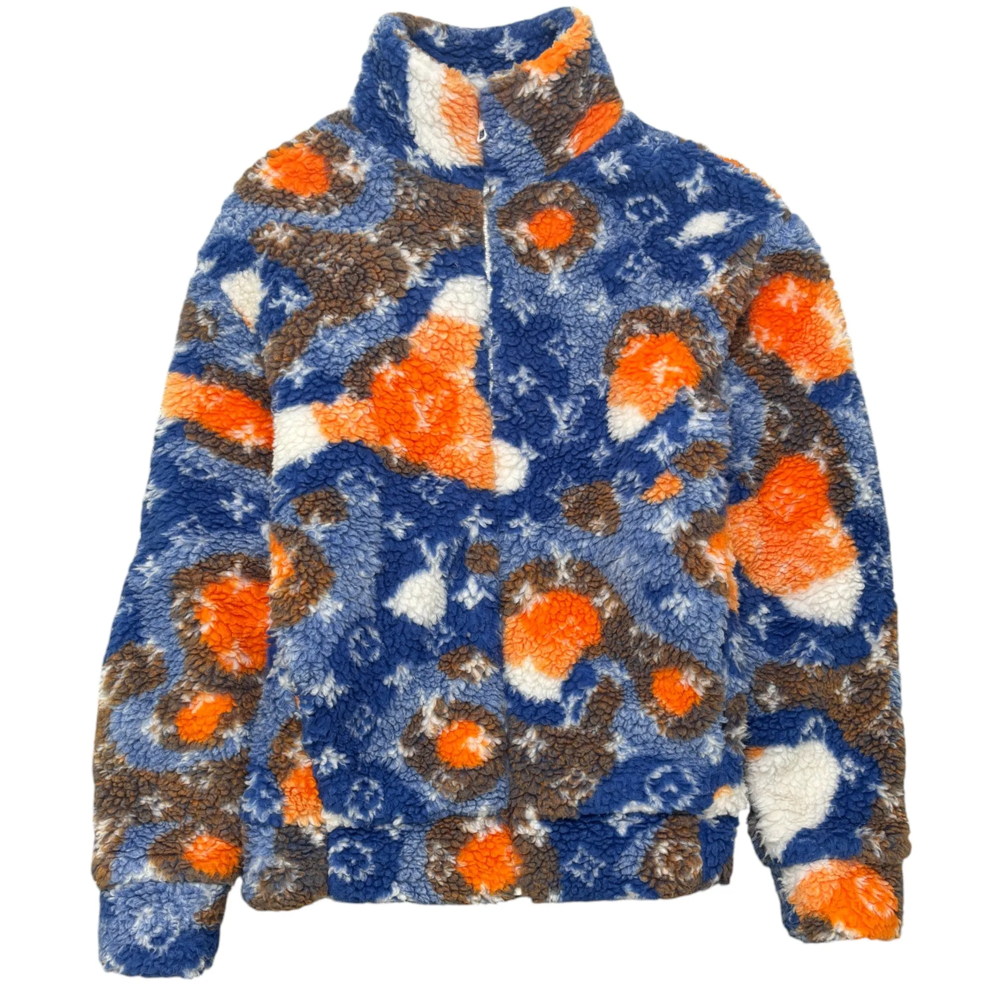 Men's Monogram Fleece Jacket Multi-Coloured Size S