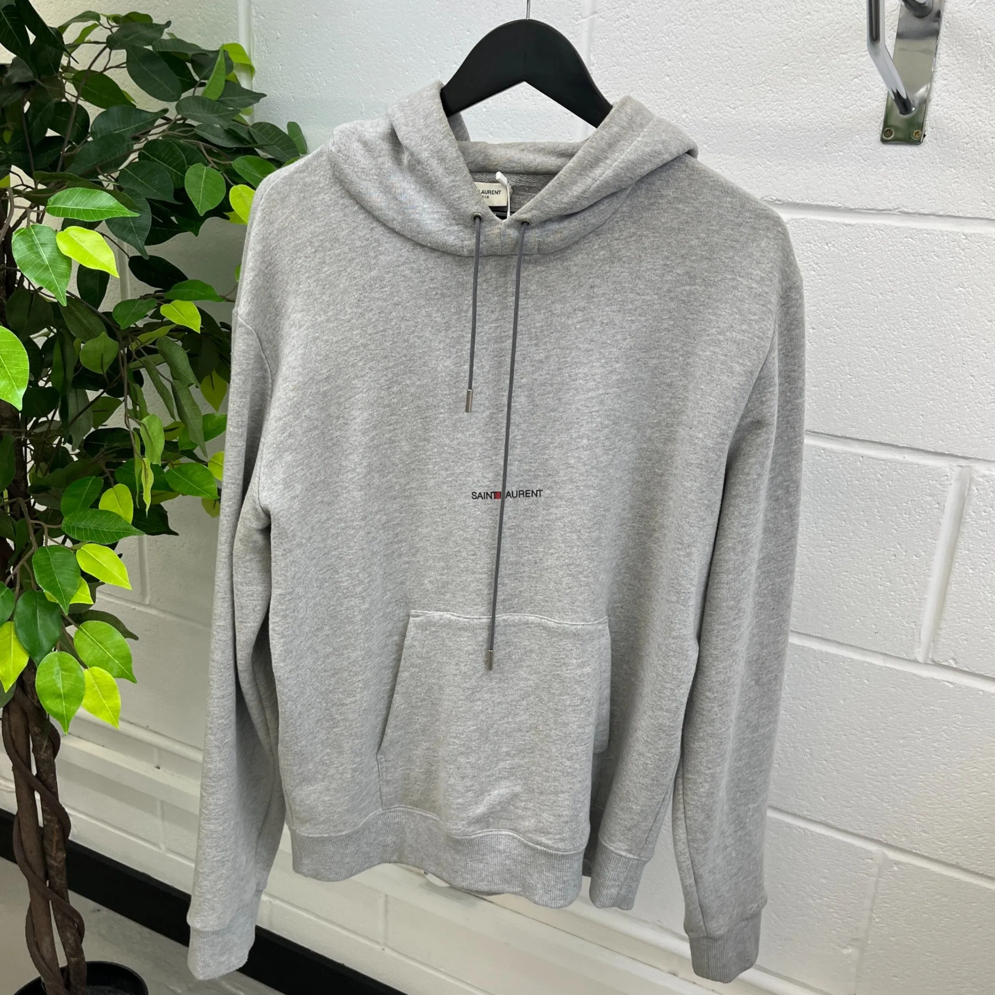 Men's Rive Gauche Hoodie Grey Size M