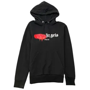 Men's Spray Logo Hoodie Black Size M