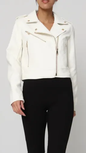 Mollie Pu Jacket- White