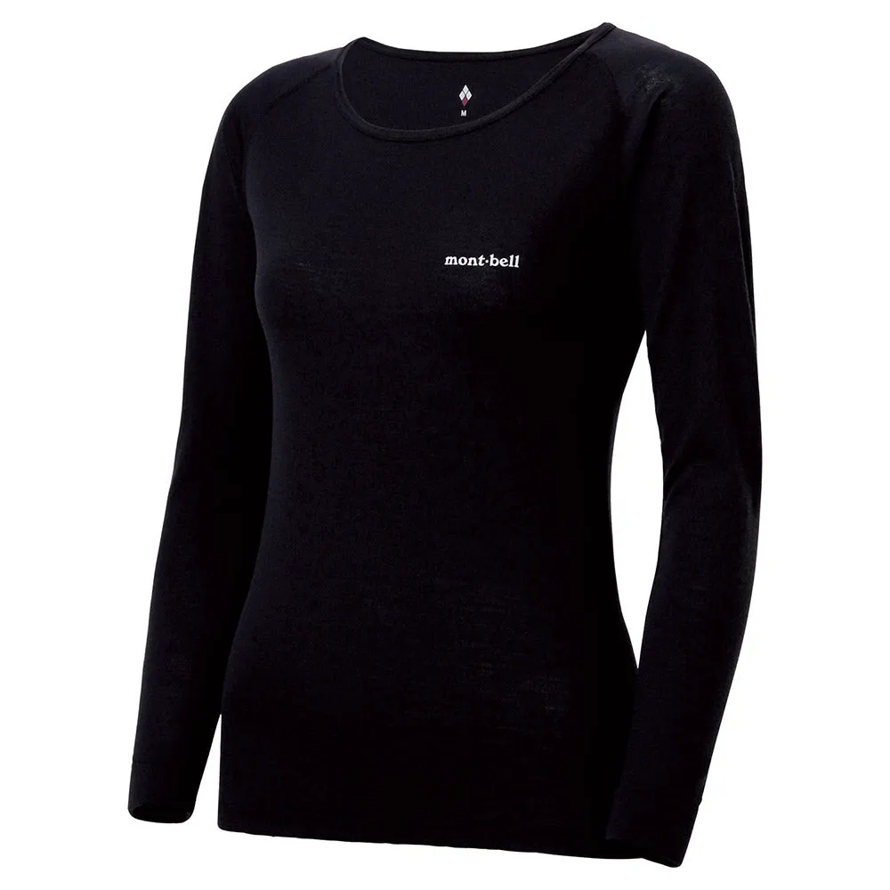 Montbell Super Merino Wool Middle Weight Round Neck Shirt Women's