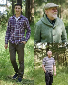 Parkland Wardrobe Builder - 7 PDF sewing pattern capsule - Men's Sizing