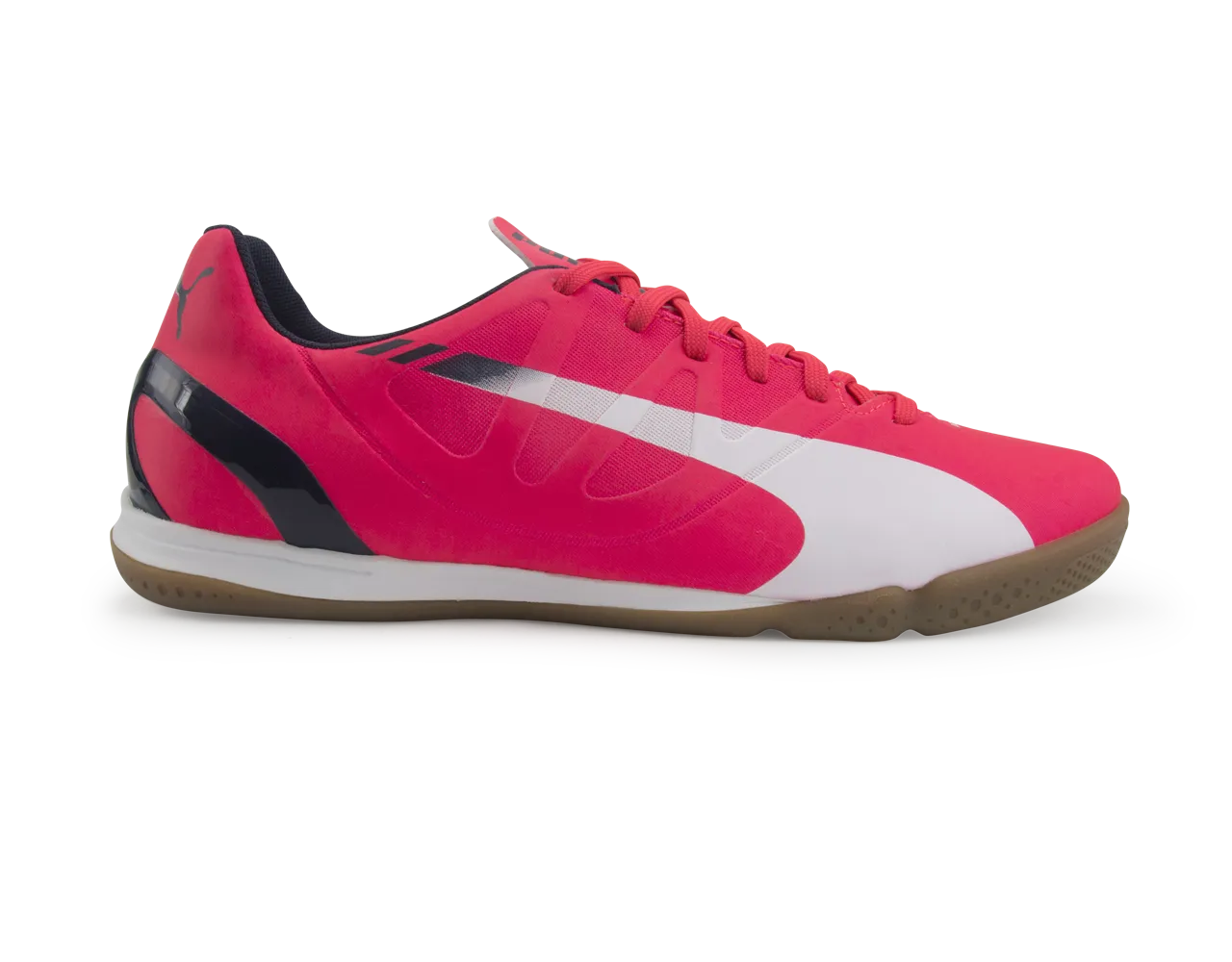 PUMA Men's 4.3 Indoor Soccer Shoes Bright Plasma/White/Peacoat