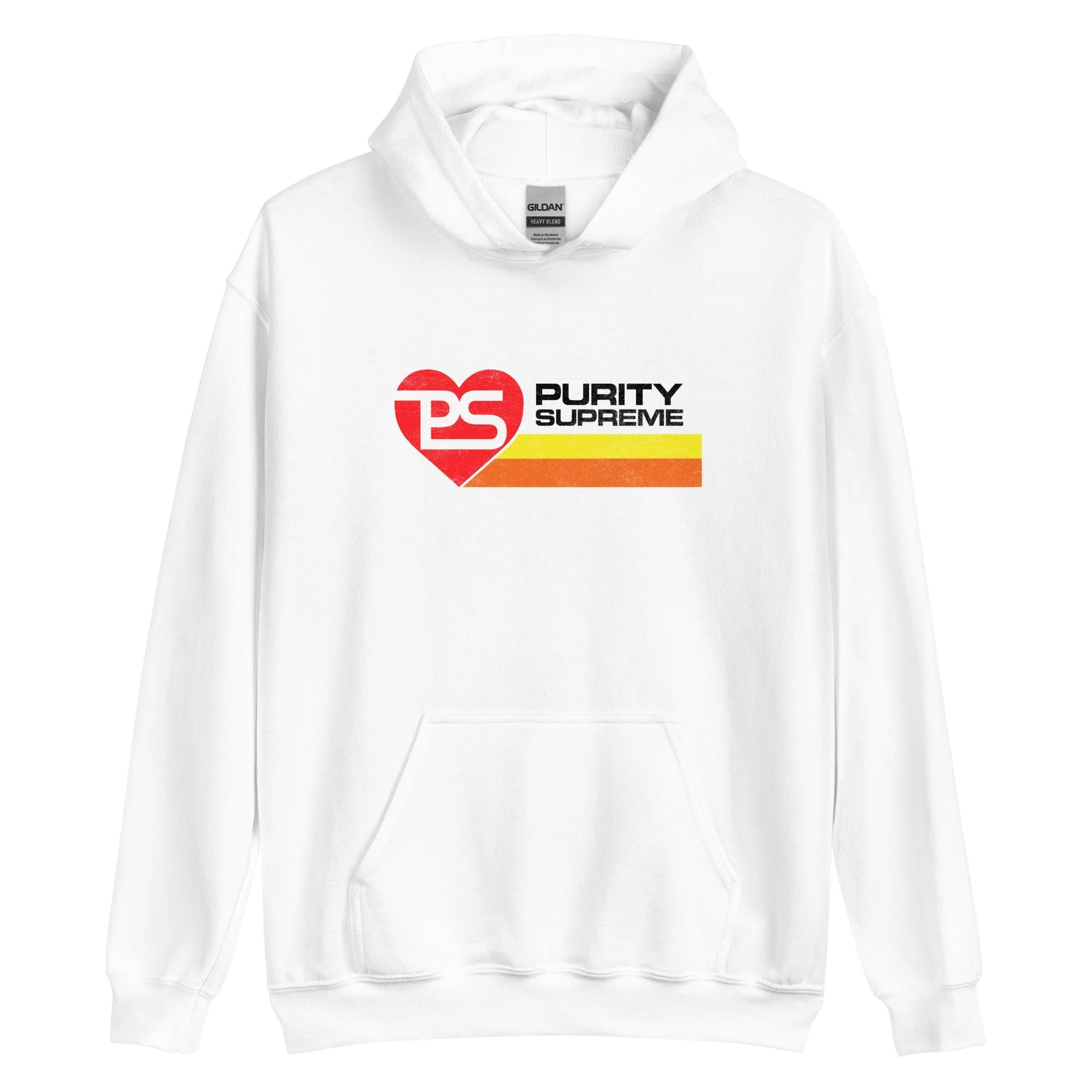 Purity Supreme Hoodie - Retro 1980s Old School Mens & Womens Sweatshirt