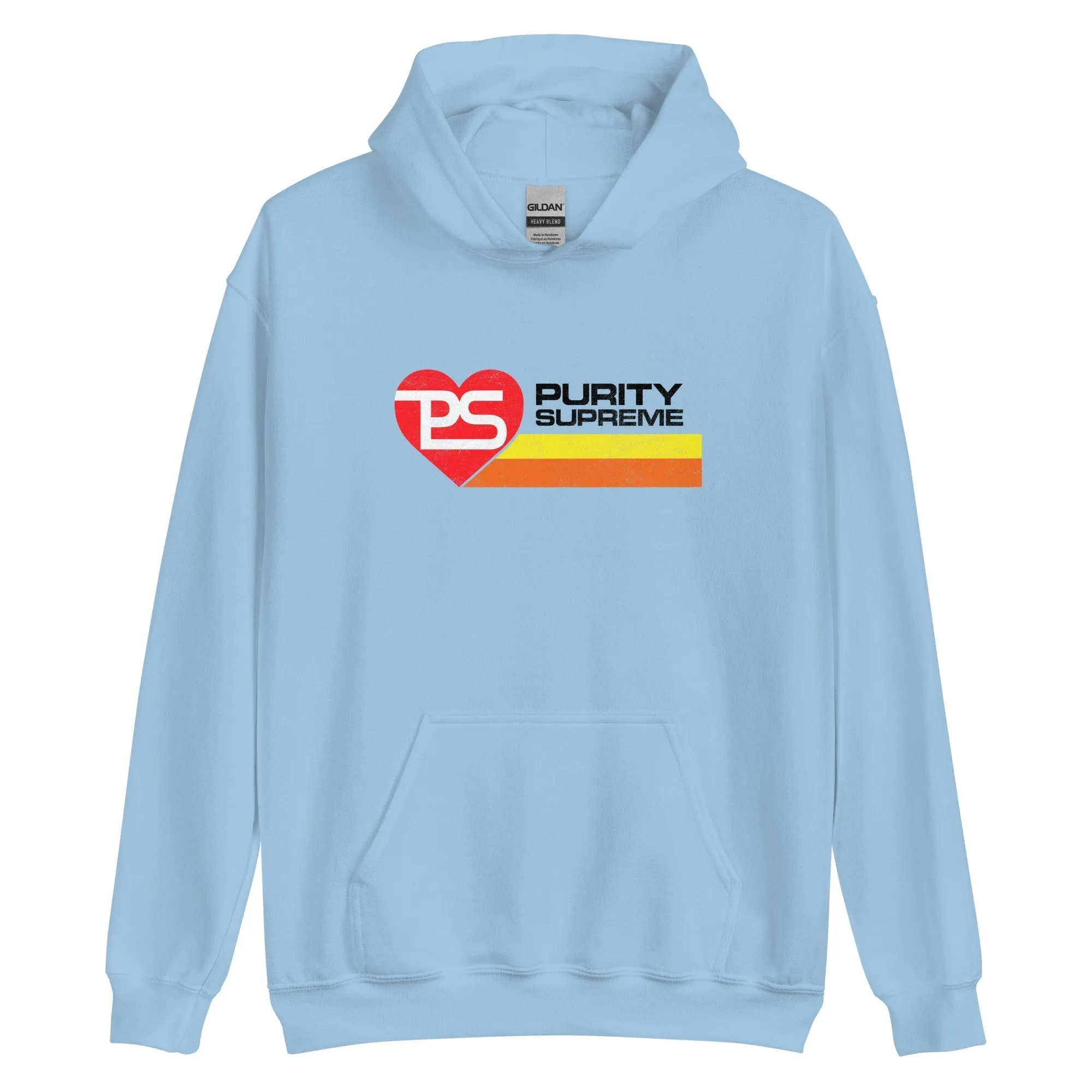 Purity Supreme Hoodie - Retro 1980s Old School Mens & Womens Sweatshirt