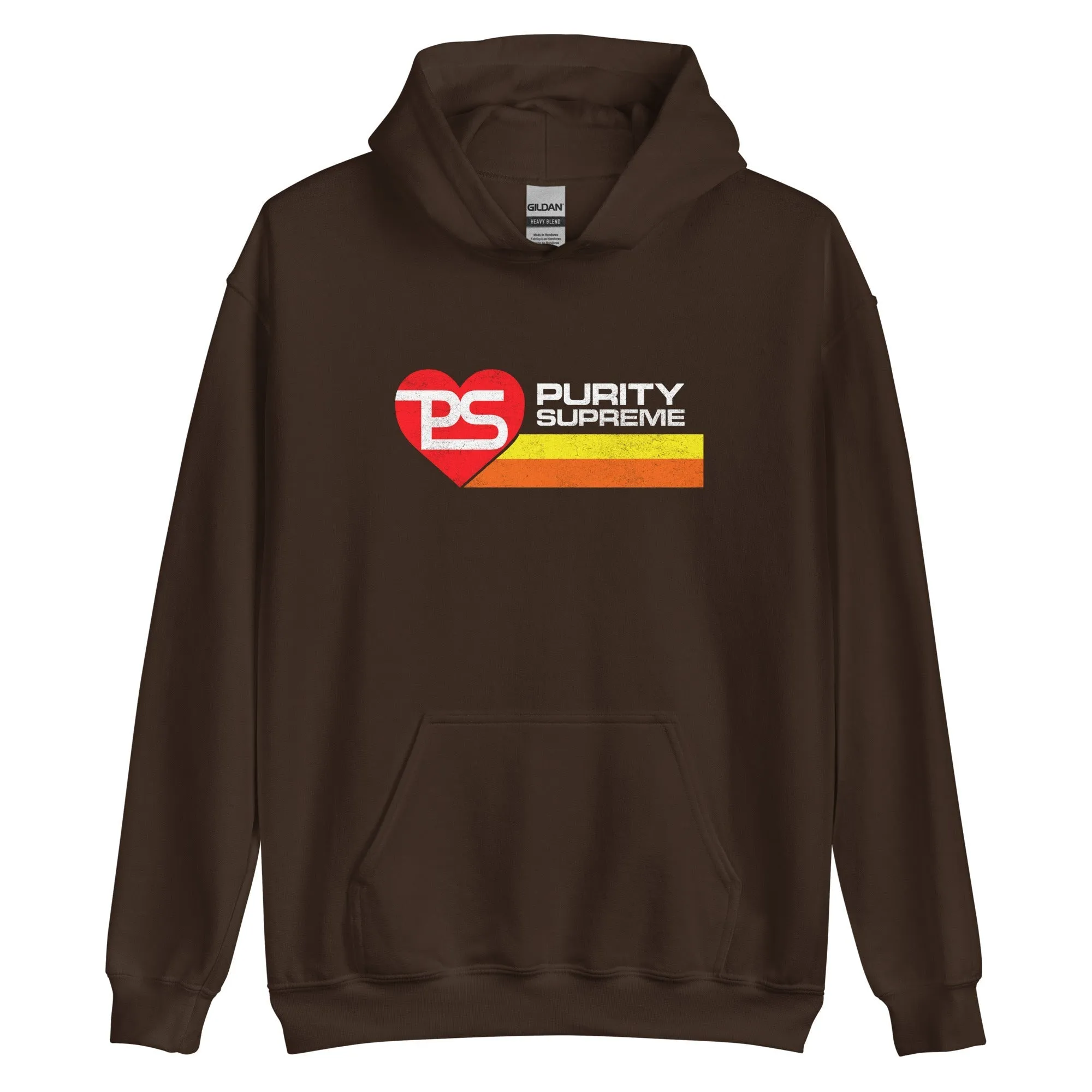 Purity Supreme Hoodie - Retro 1980s Old School Mens & Womens Sweatshirt