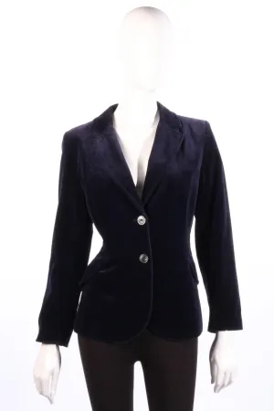 Purple velvet formal jacket