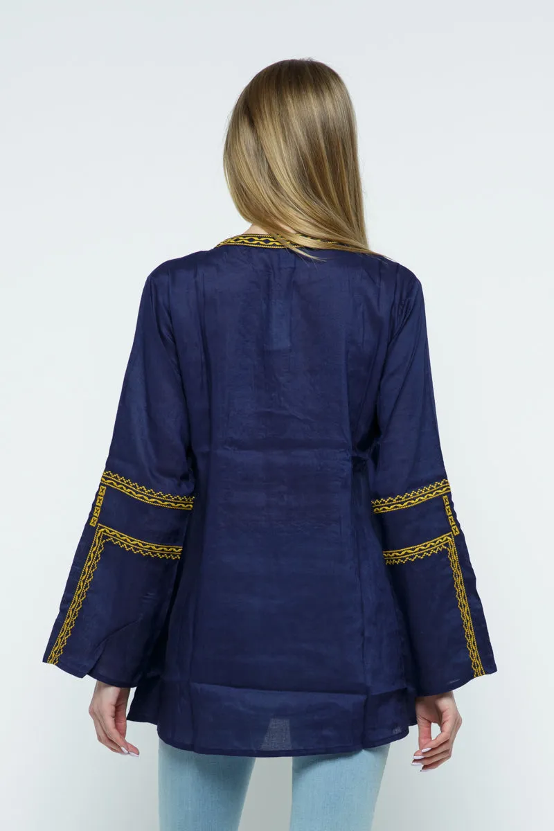 RAJ ALI EMBROIDERED TUNIC