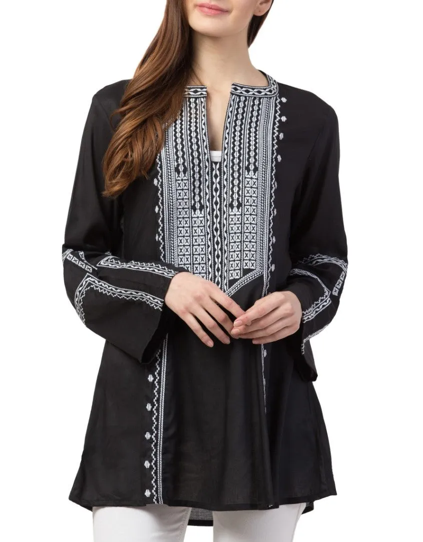 RAJ ALI EMBROIDERED TUNIC