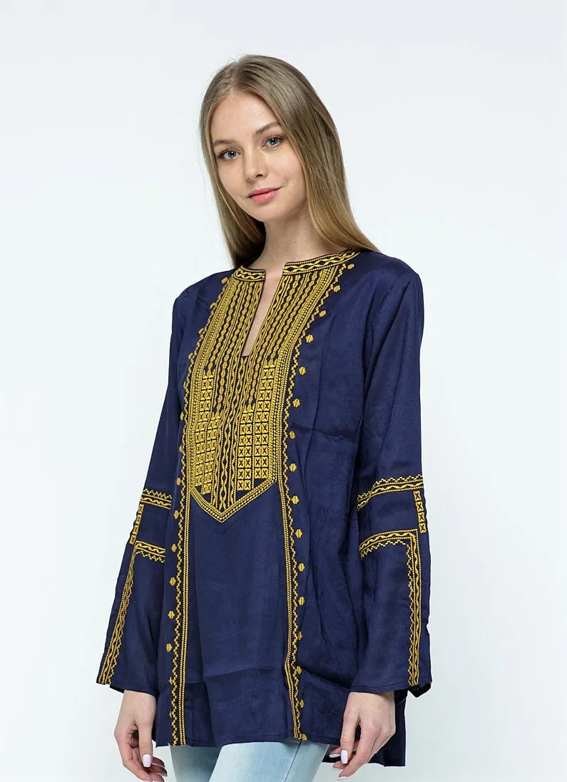 RAJ ALI EMBROIDERED TUNIC