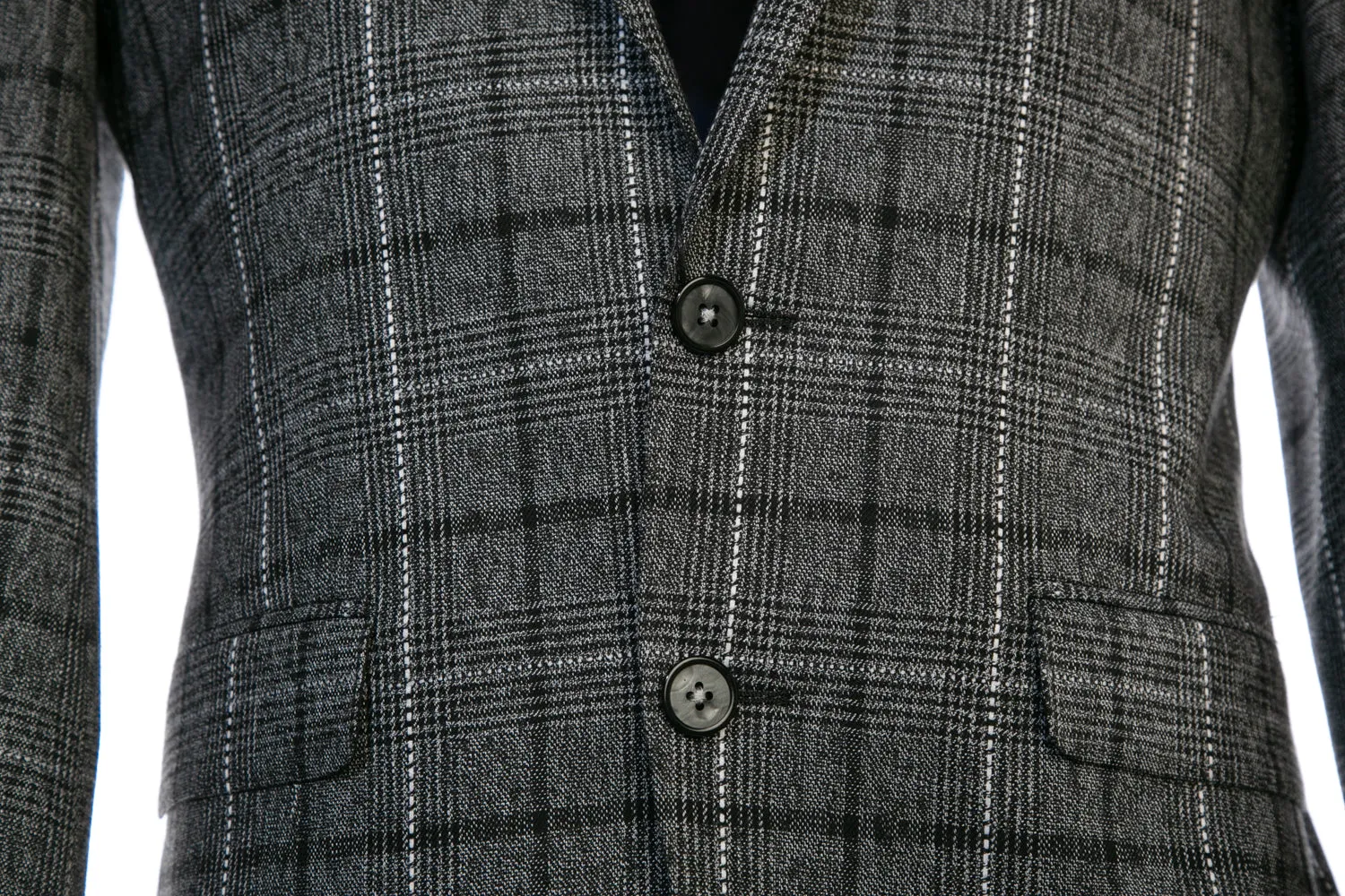 Remus Uomo Torneo F Jacket in Grey Check