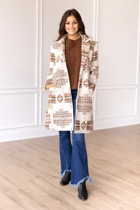 Southwest Sands Aztec Peacoat