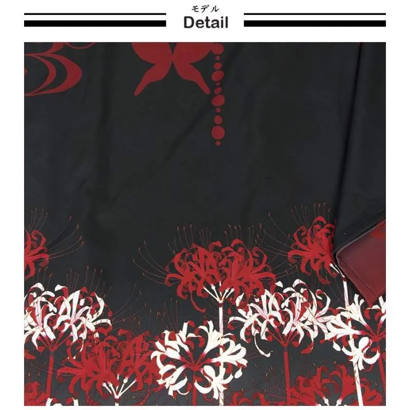 Spider Lily Gothic Kimono Cardigan