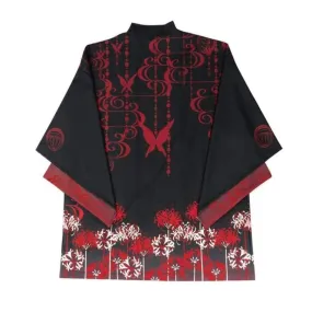 Spider Lily Gothic Kimono Cardigan