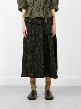 Sukuti Skirt Black Gold