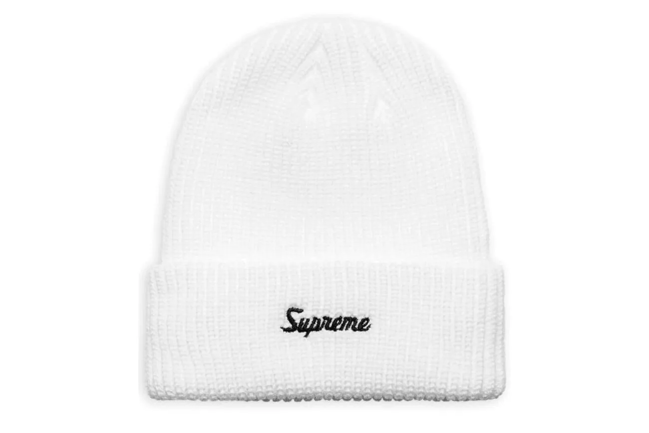 Supreme Loose Gauge Beanie 'White'