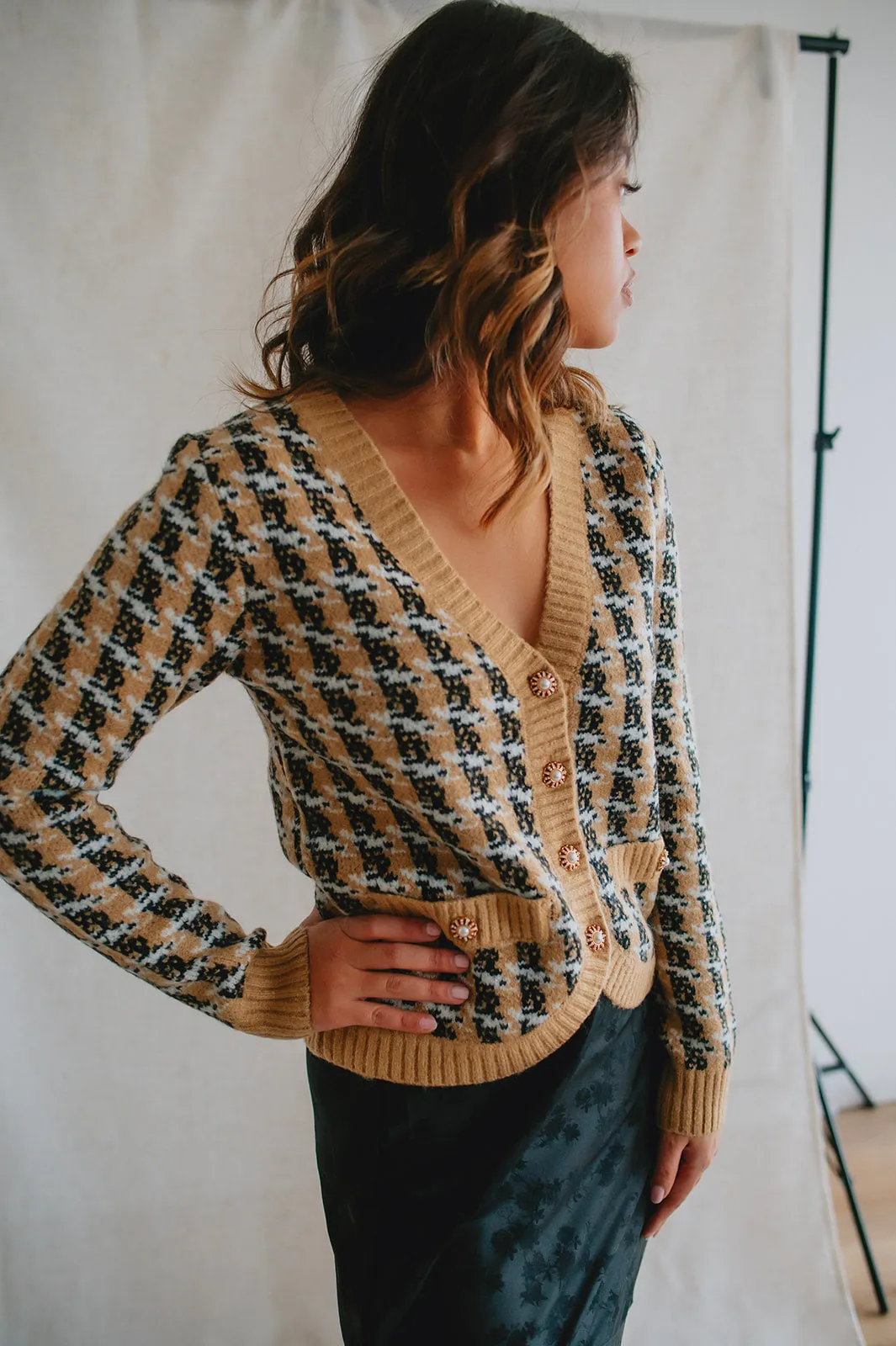 The Marlie Cardi by Heartloom - Camel