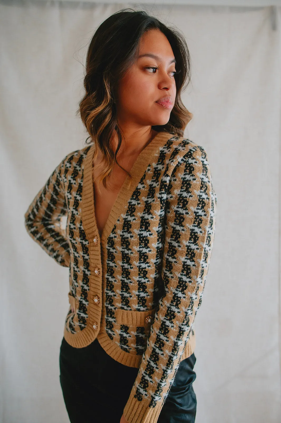 The Marlie Cardi by Heartloom - Camel