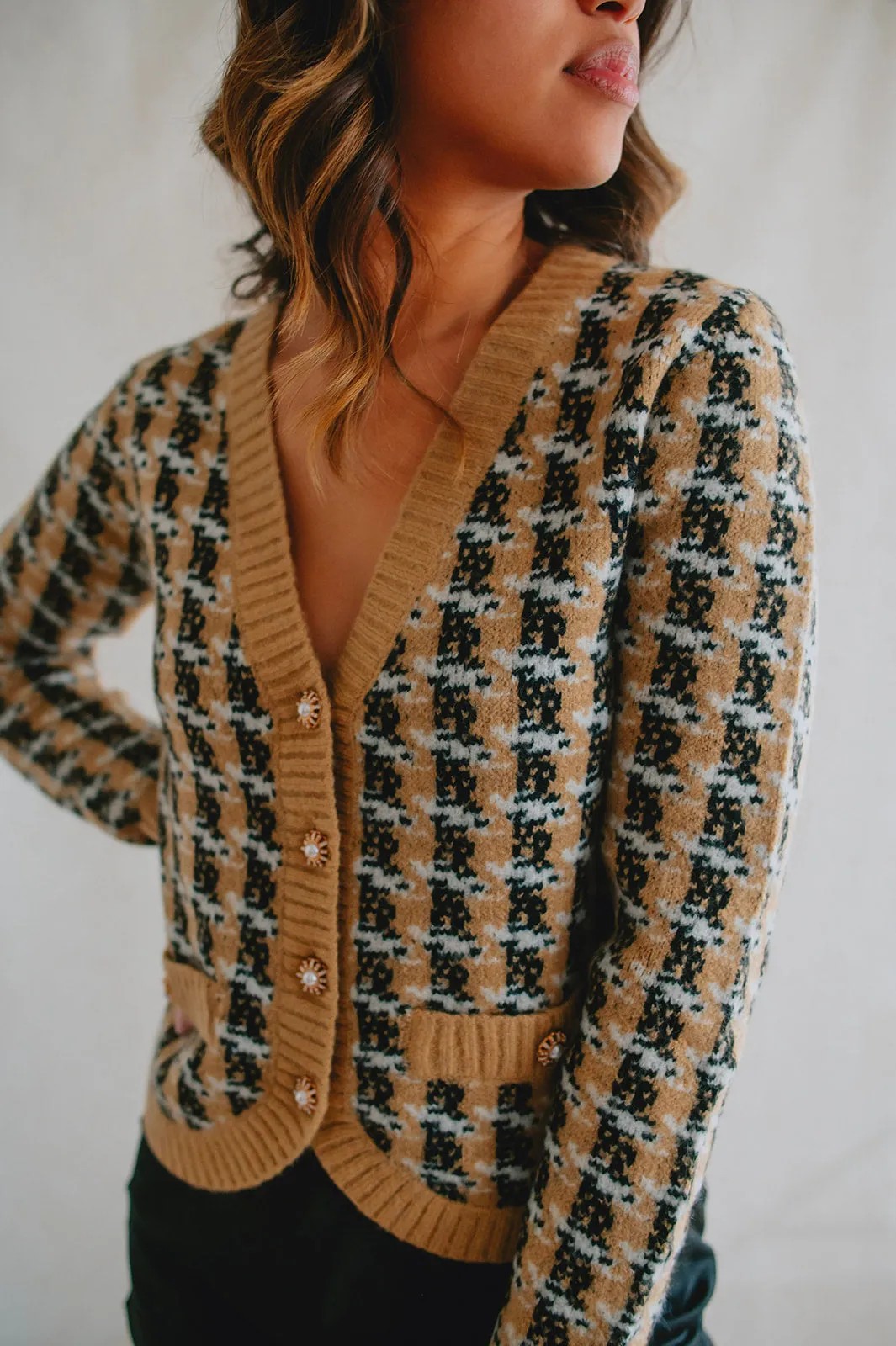 The Marlie Cardi by Heartloom - Camel