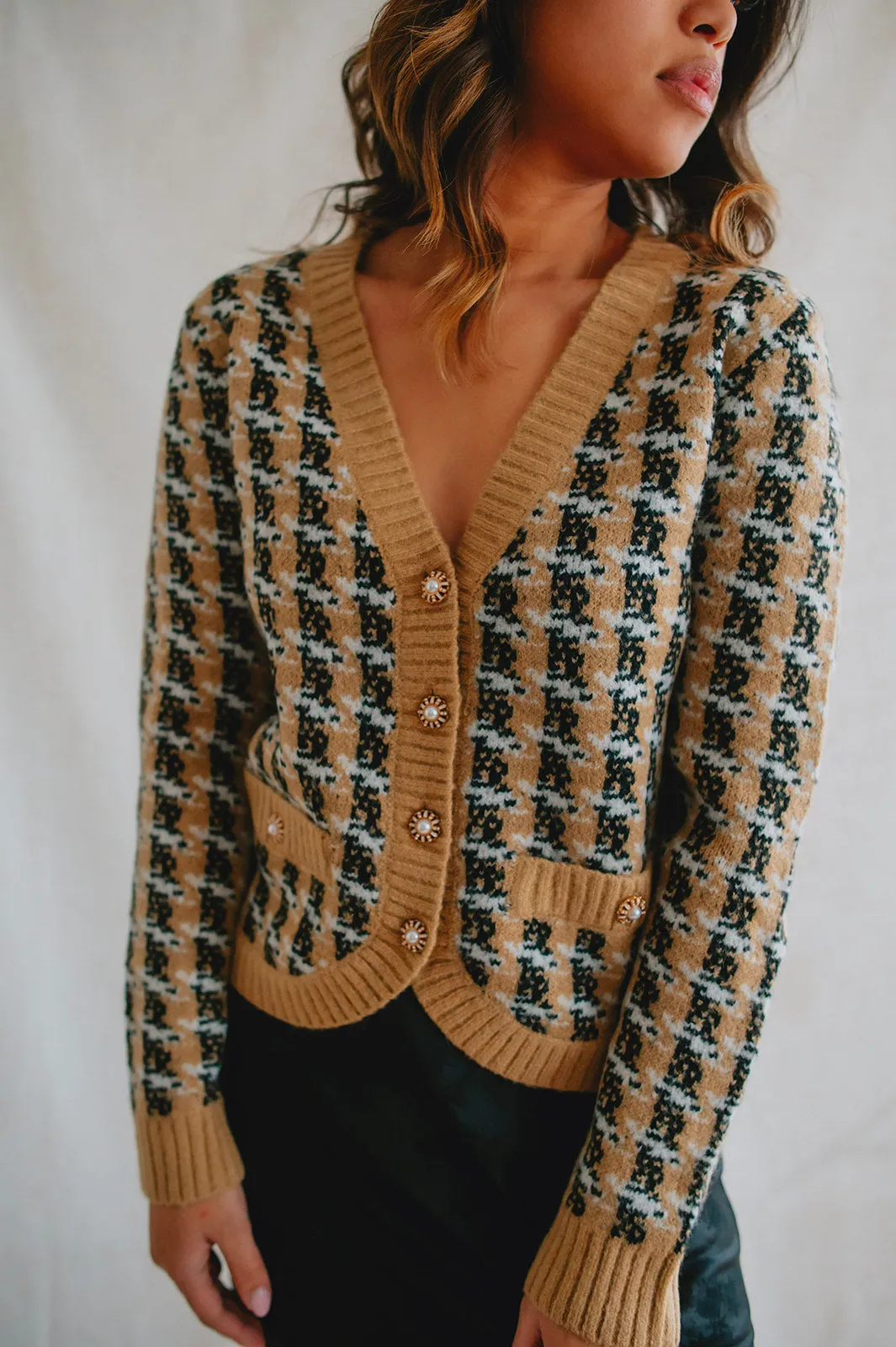 The Marlie Cardi by Heartloom - Camel