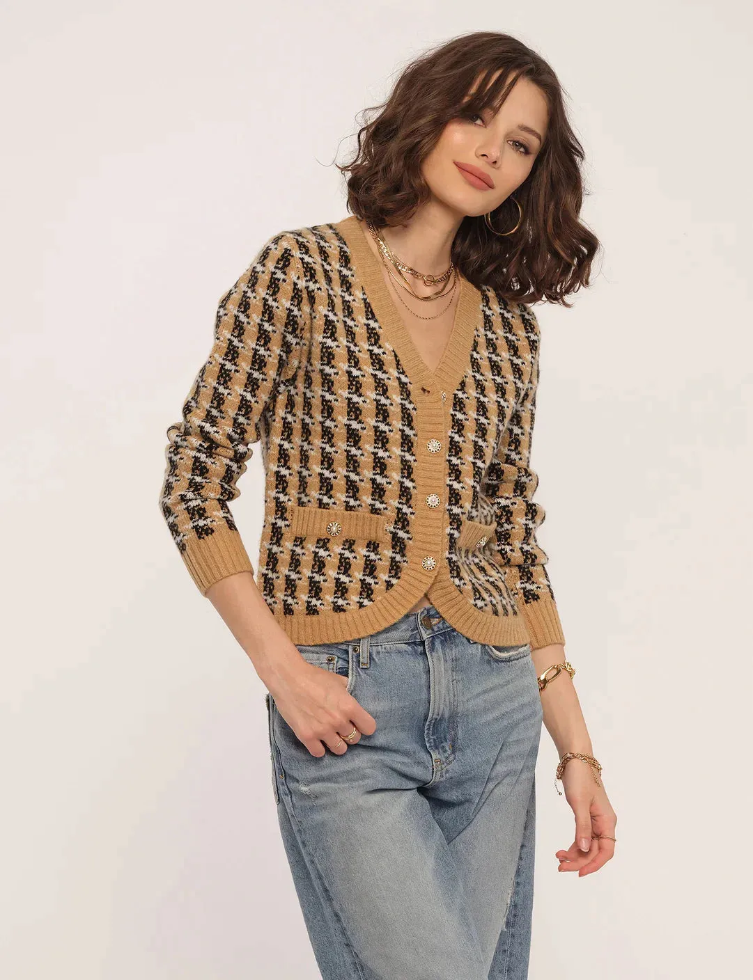 The Marlie Cardi by Heartloom - Camel