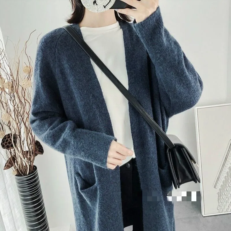 Veste cardigan longue