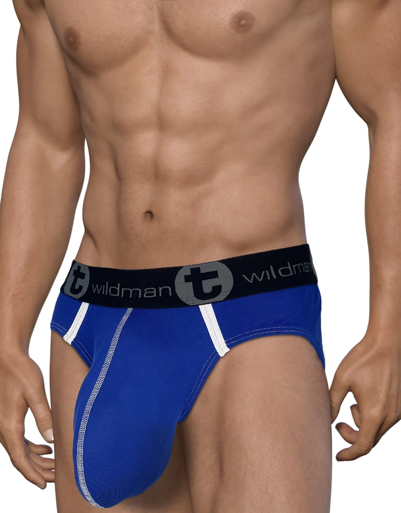 WildmanT Modal Monster Cock Brief Royal Blue