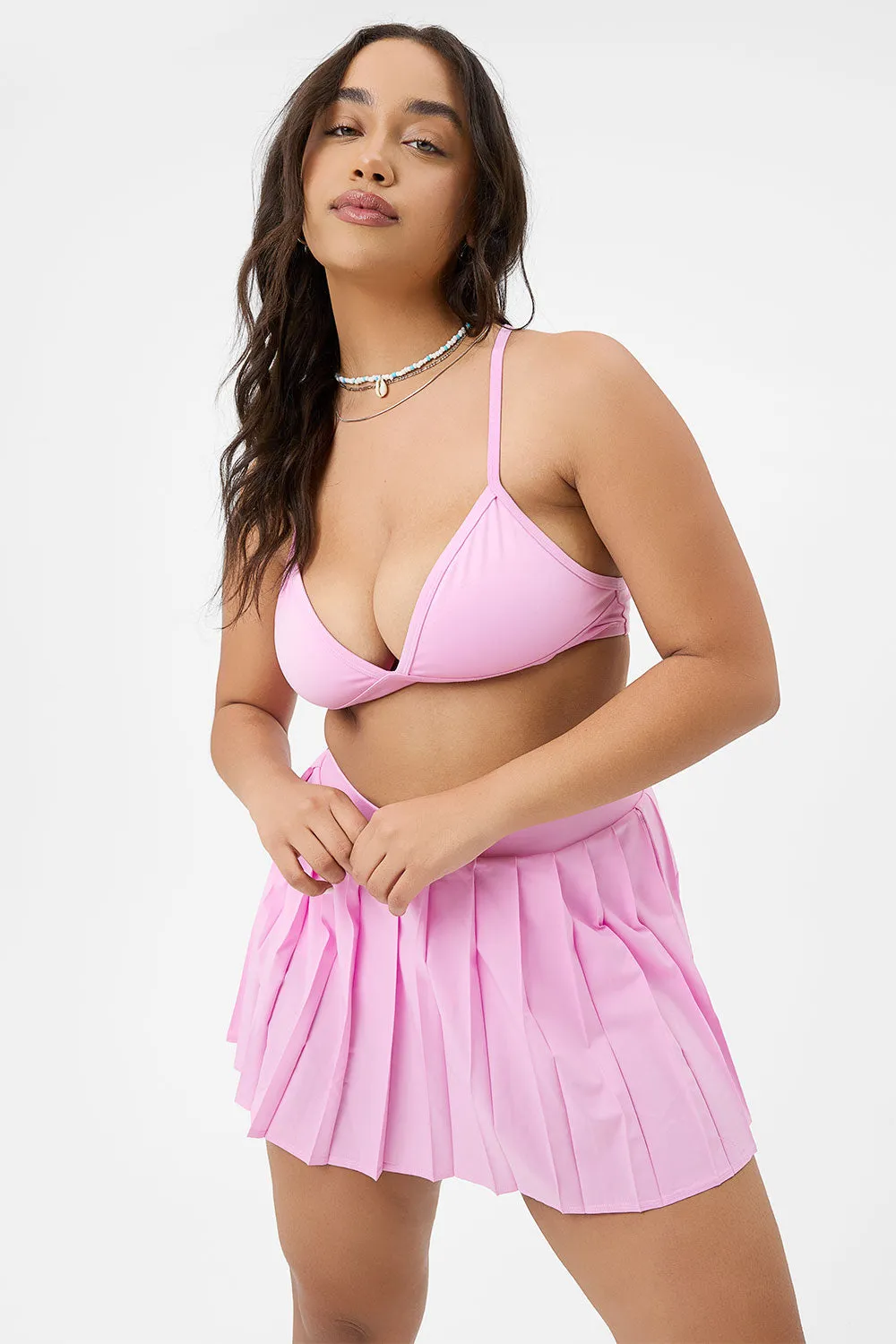 Windy Tennis Skirt - Baby Pink