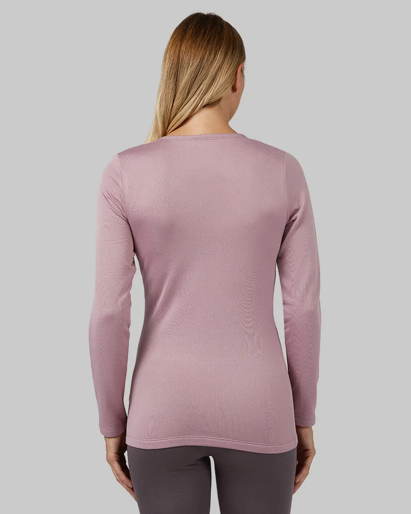 WOMEN'S MIDWEIGHT BRUSHED BASELAYER SCOOP TOP