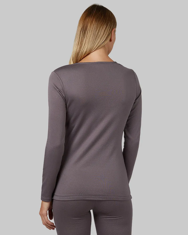 WOMEN'S MIDWEIGHT BRUSHED BASELAYER SCOOP TOP