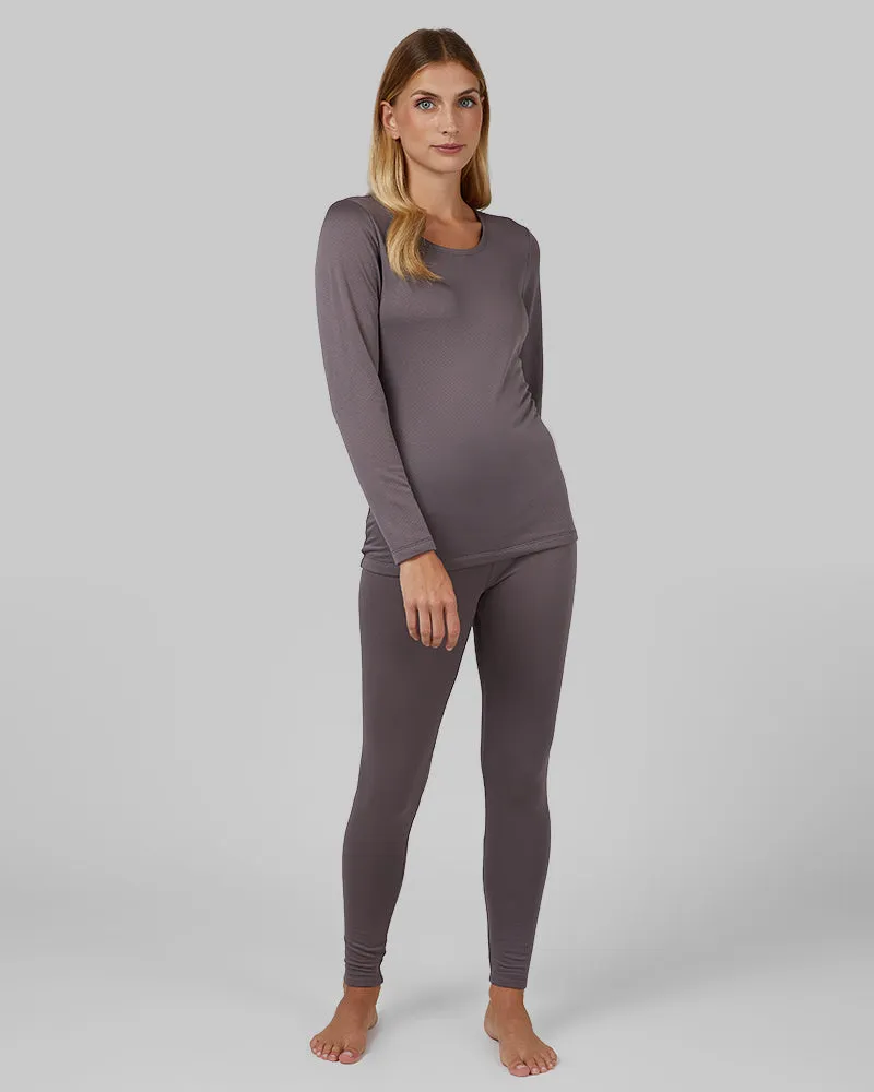 WOMEN'S MIDWEIGHT BRUSHED BASELAYER SCOOP TOP