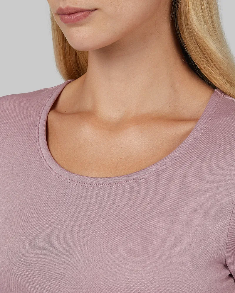 WOMEN'S MIDWEIGHT BRUSHED BASELAYER SCOOP TOP